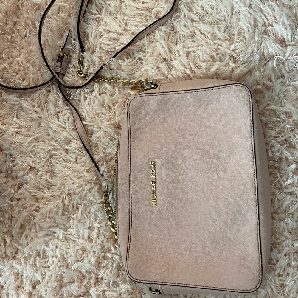 Pink MK crossbody purse